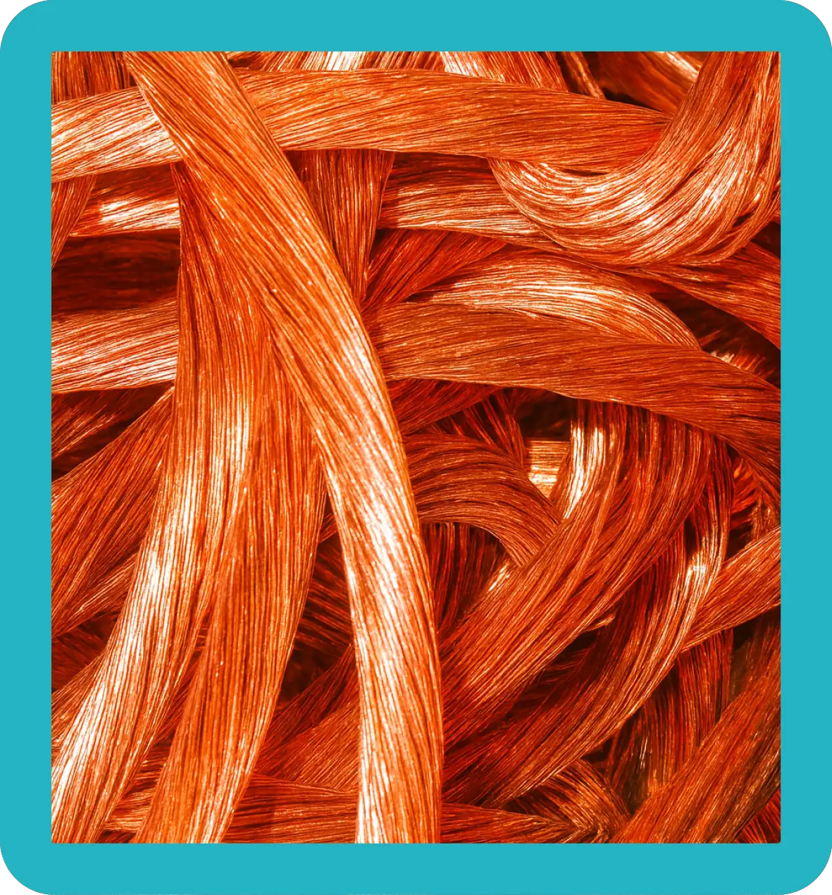 Copper Bright & Shiny Copper bright and shiny scrap pile.