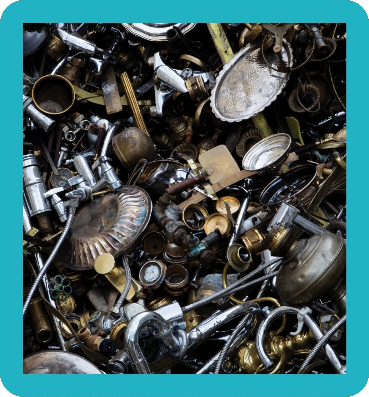 Dirty Brass Pile of dirty brass NZ