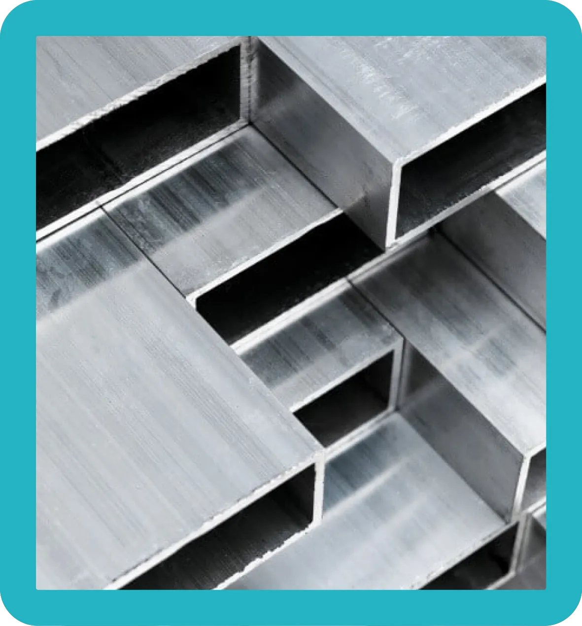 Mill Finished Stacks and piles of aluminium mill finished.