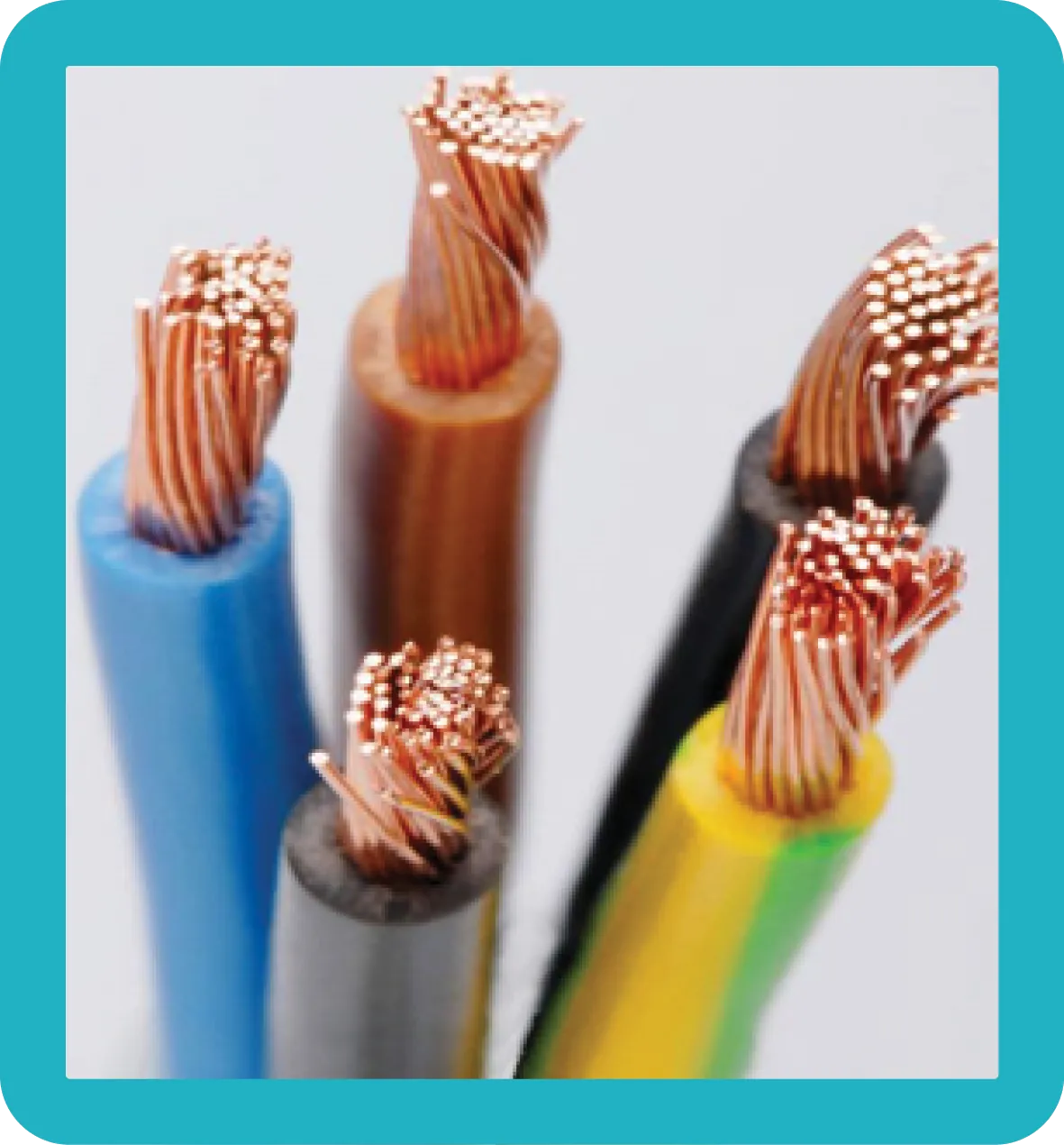 PVC Copper 65 Close up view of PVC Copper 65.