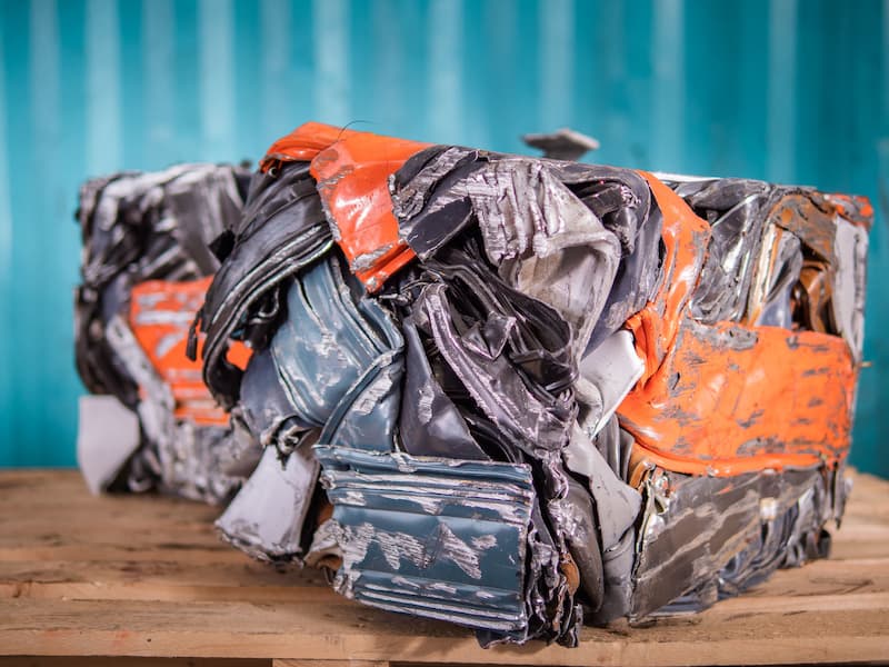 Ali extrusion bales Scrap aluminium bales for export and recycling