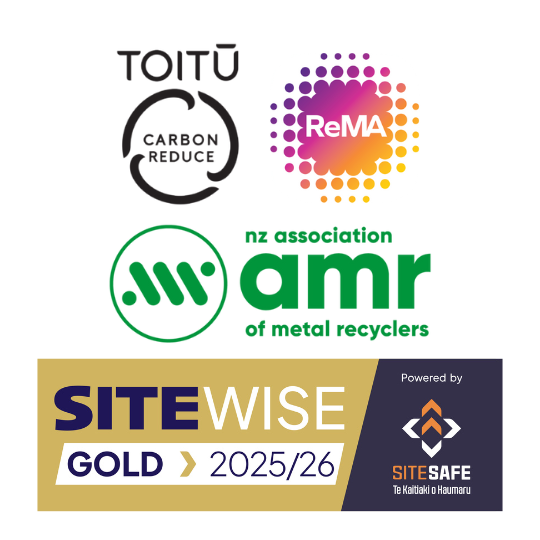 A collection of logos that showcase Endless' certification in their health, safety and green journey. 