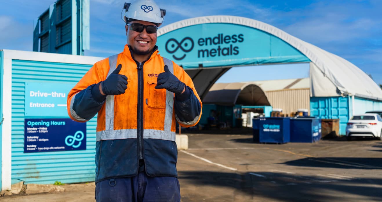 Scrap metal yard in Onehunga