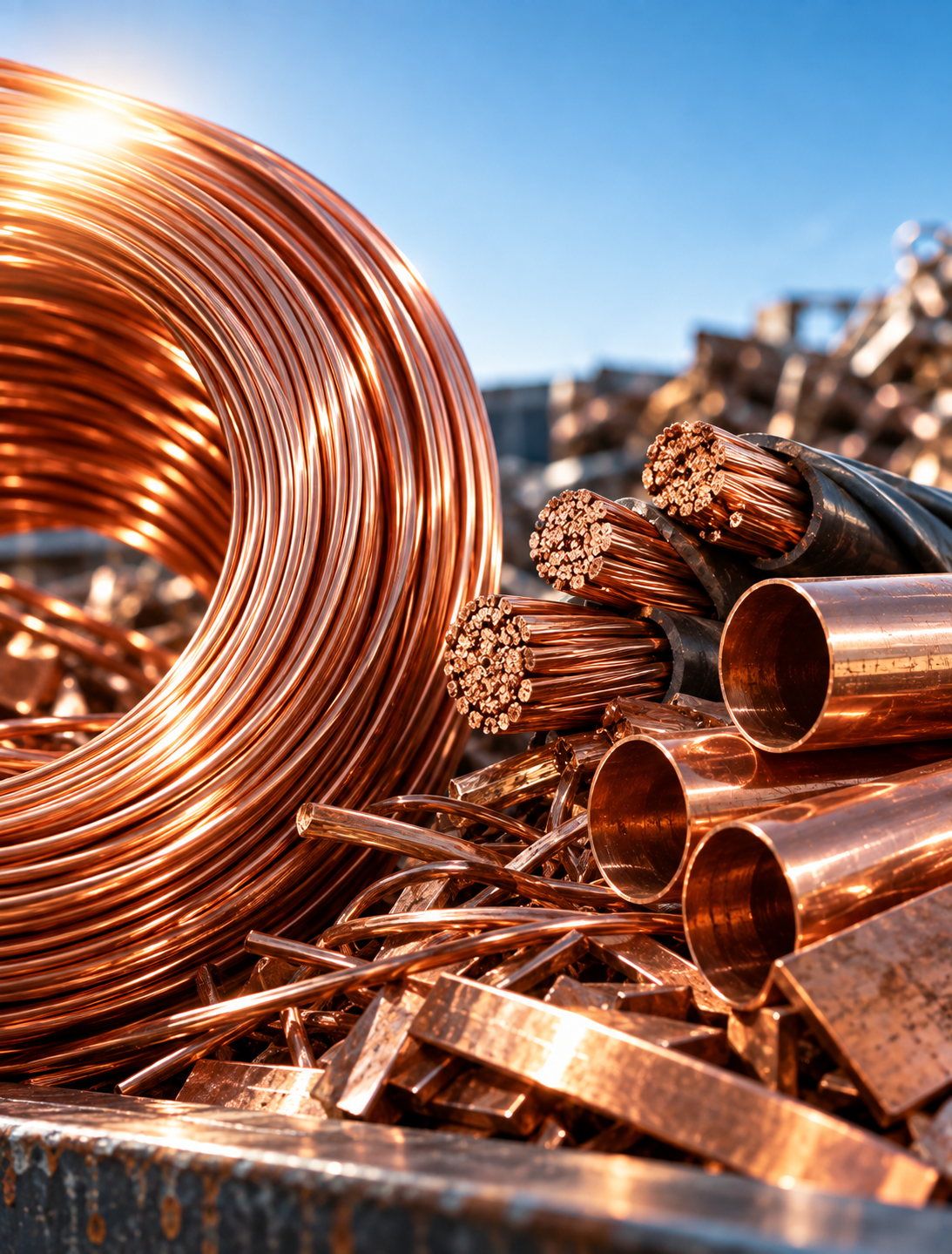 Copper Hero 004 Various copper in yard