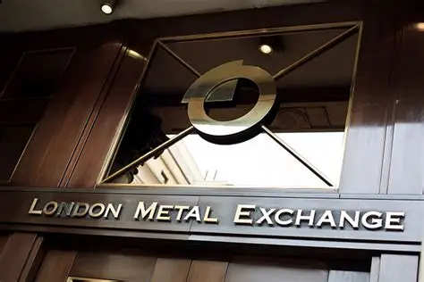 Signage over the door of the “London Metal Exchange”