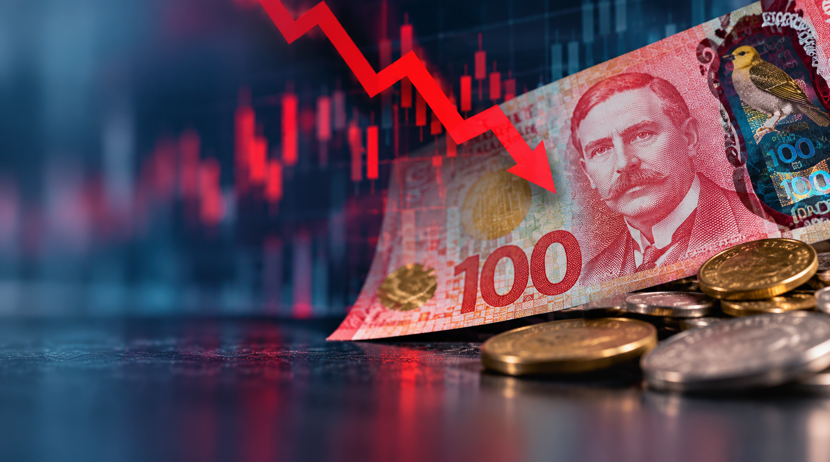 NZ Dollar lowest level