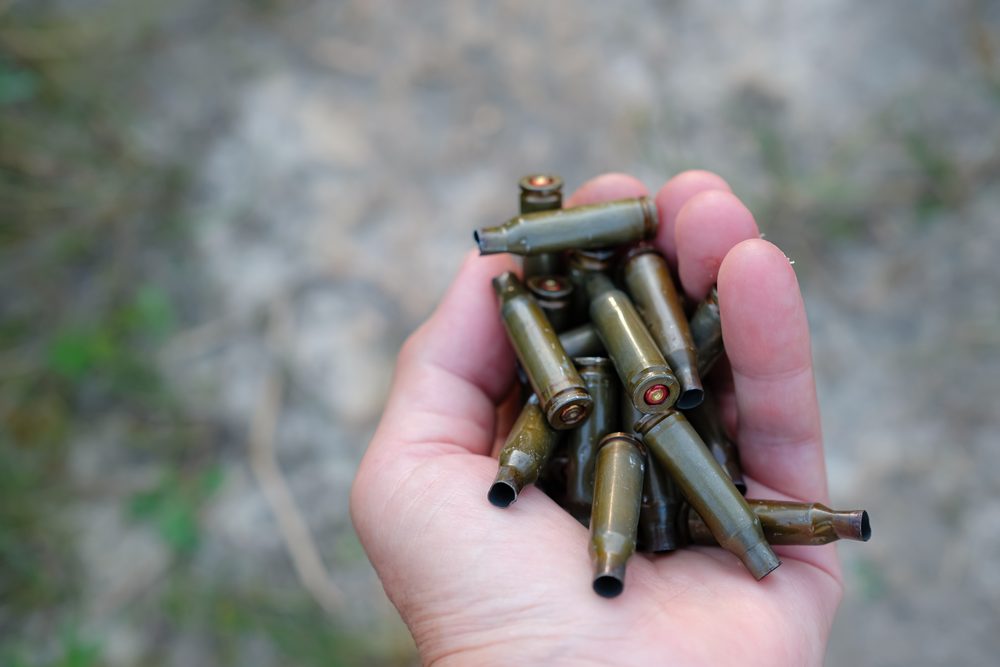 brass cartridges — 4
