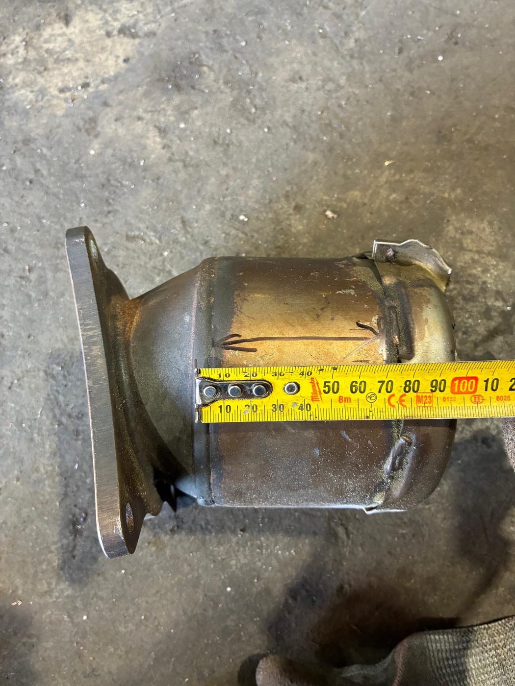 cat quarter — quarter-size catalytic converter — 3