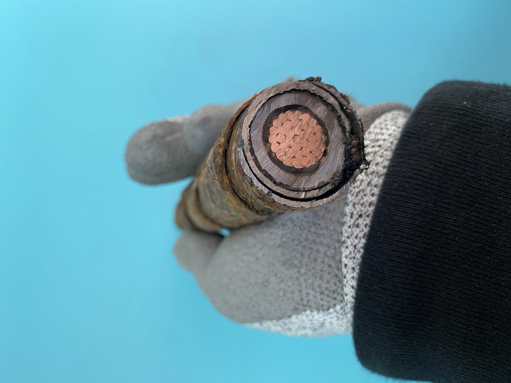 lead sheathed cable — 2
