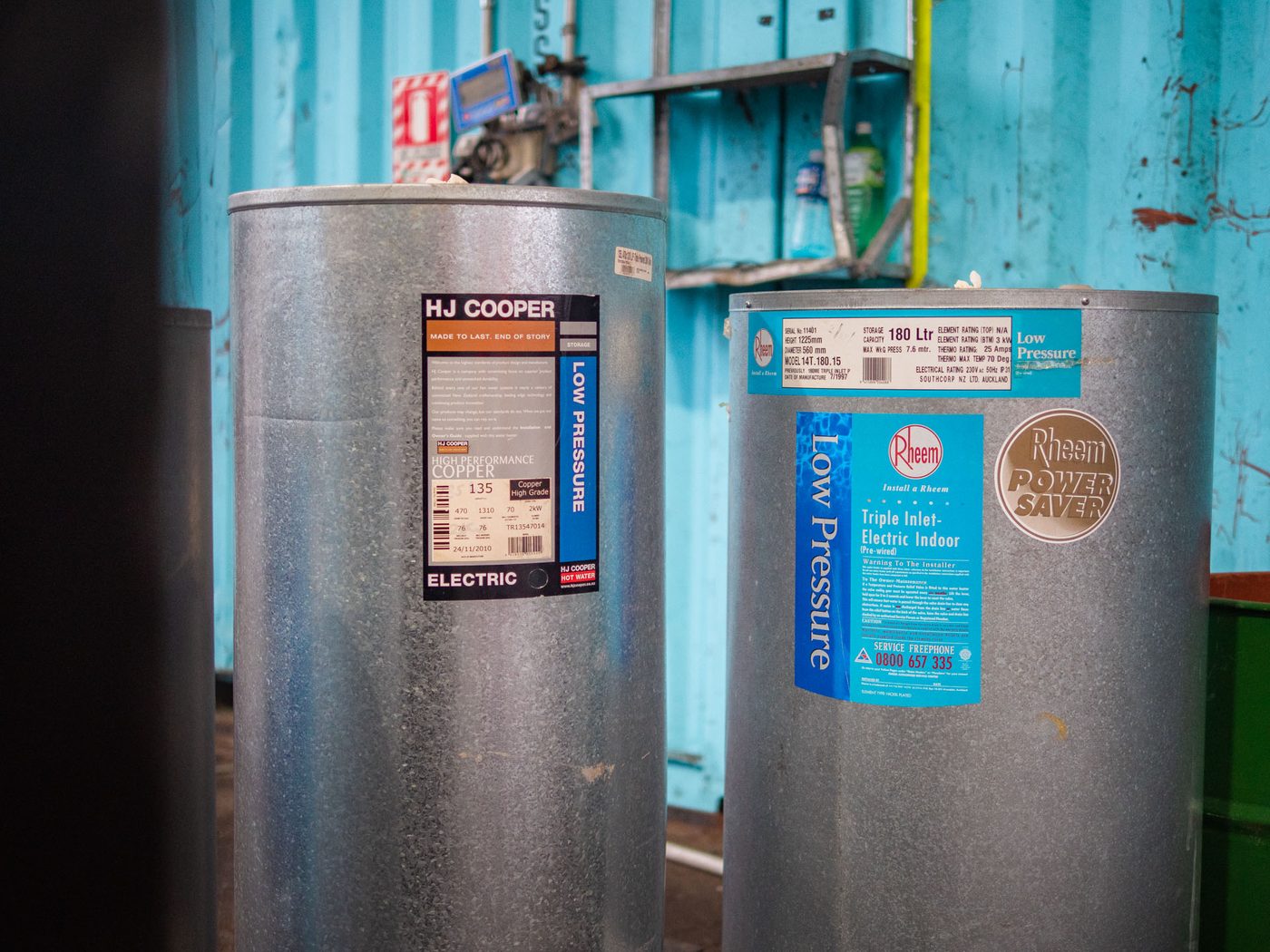 copper hot water cylinder — 1