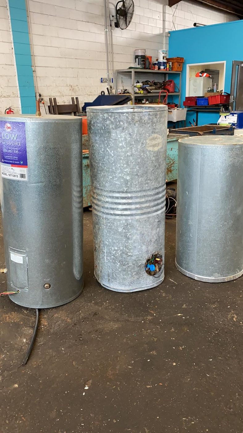 copper hot water cylinder — 3