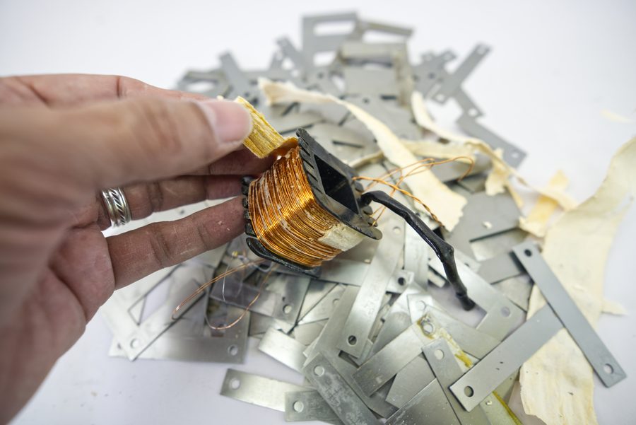 copper wire from electronics