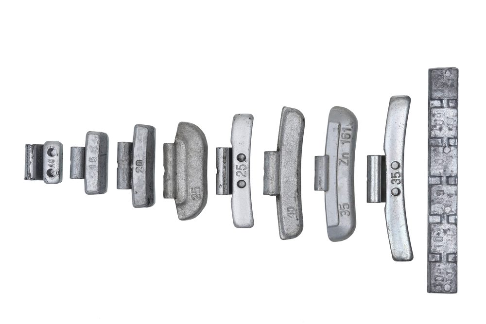lead wheel weights — 2
